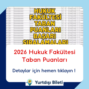2026 Hukuk Fakültesi Taban Puanları